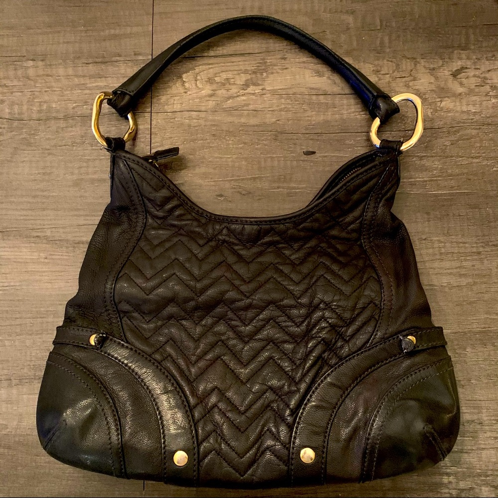 Via Spiga Black Leather Purse